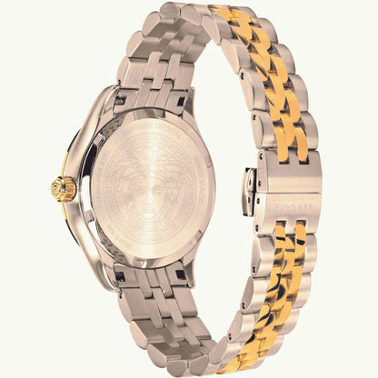 Versace Hellenyium 36mm Grey Dial Two-Tone Women's Watch VEHU00520