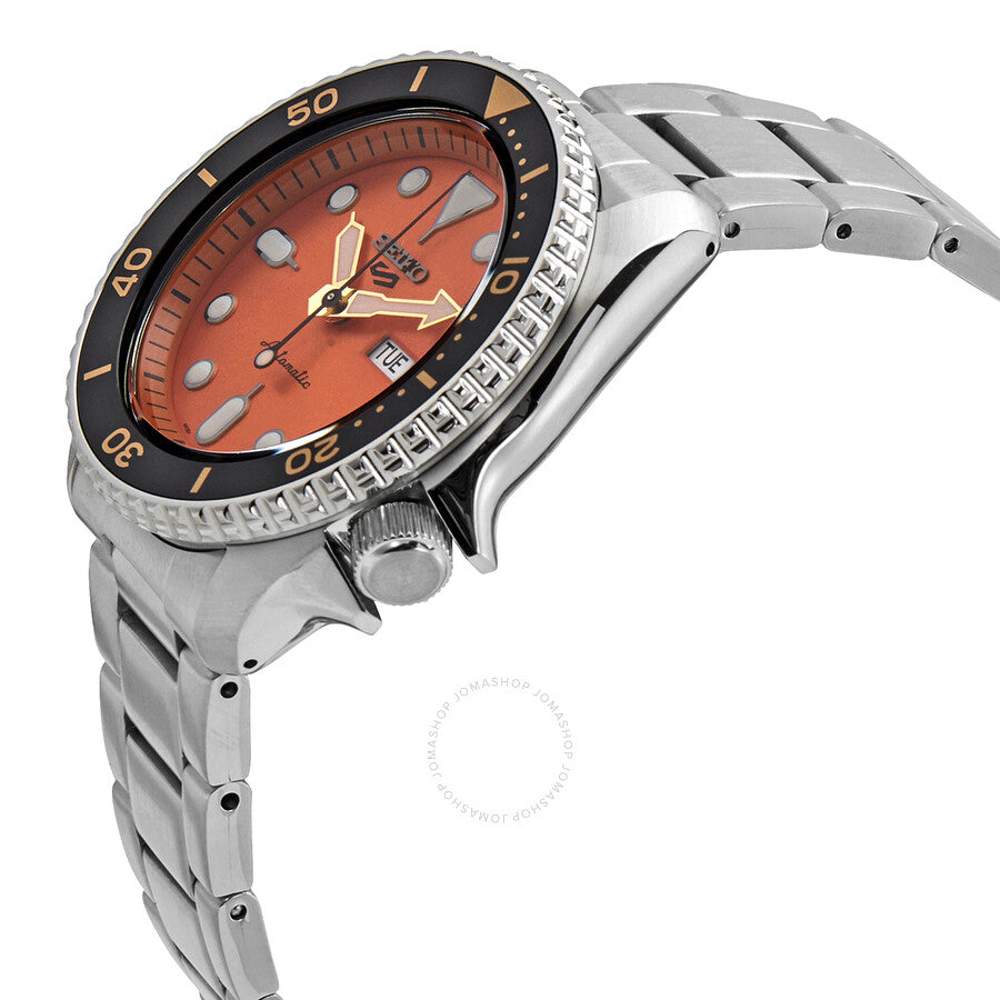 Seiko 5 Sports Automatic Orange Dial Men's Watch SRPD59K1 Secondary image