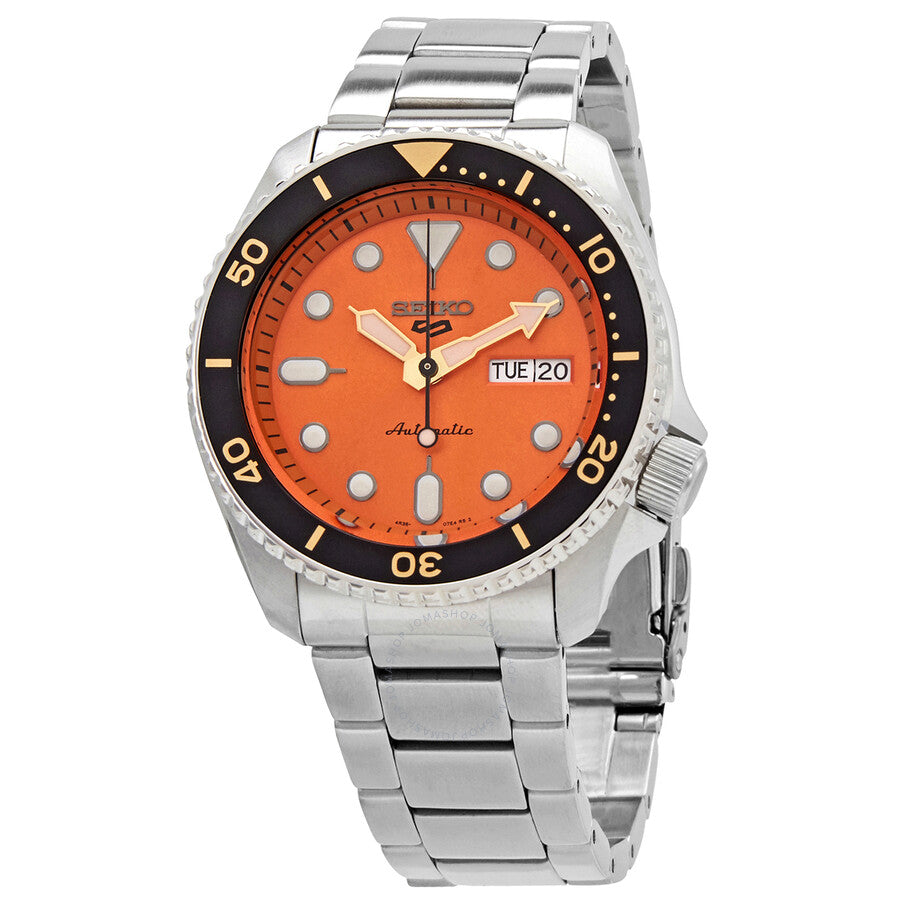 Seiko 5 Sports Automatic Orange Dial Men's Watch SRPD59K1 Main image