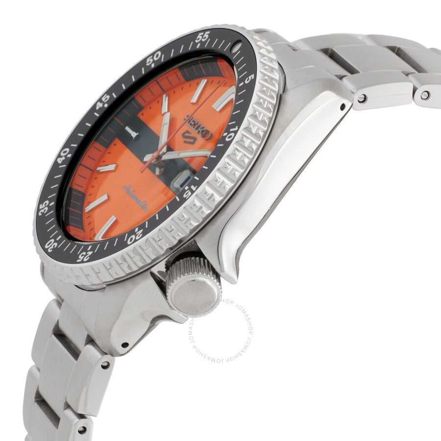 Seiko 5 Sports Automatic Orange Dial Men's Watch SRPK11K1 Secondary image