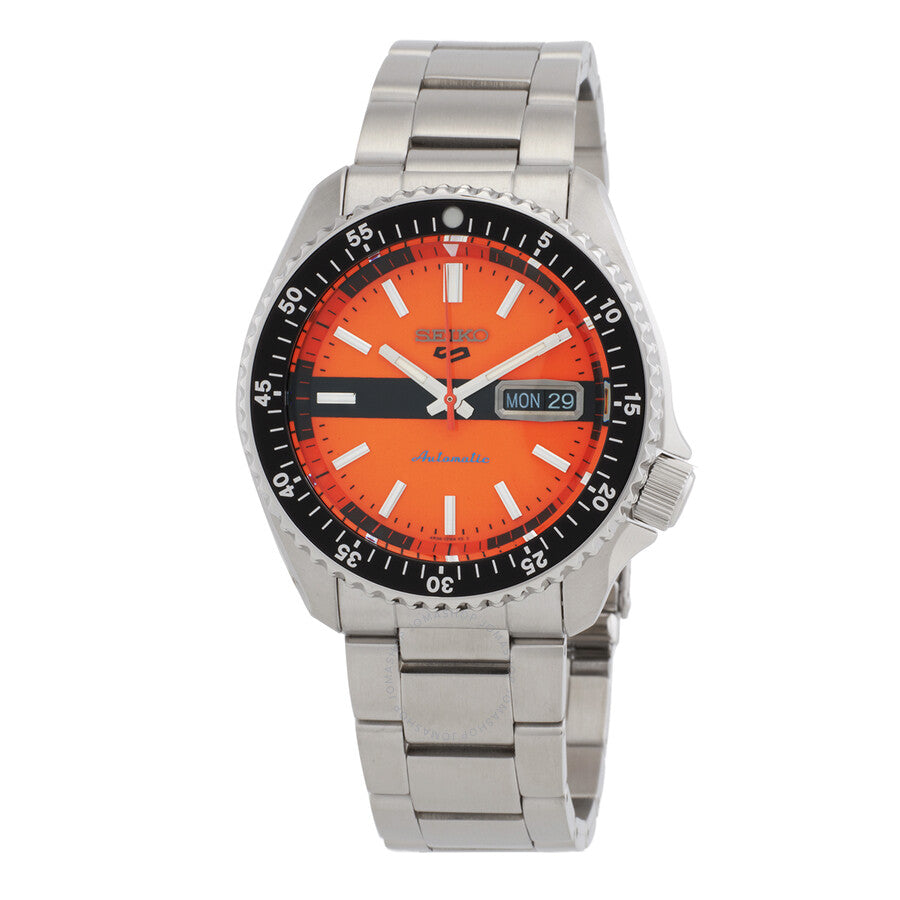 Seiko 5 Sports Automatic Orange Dial Men's Watch SRPK11K1 Main image