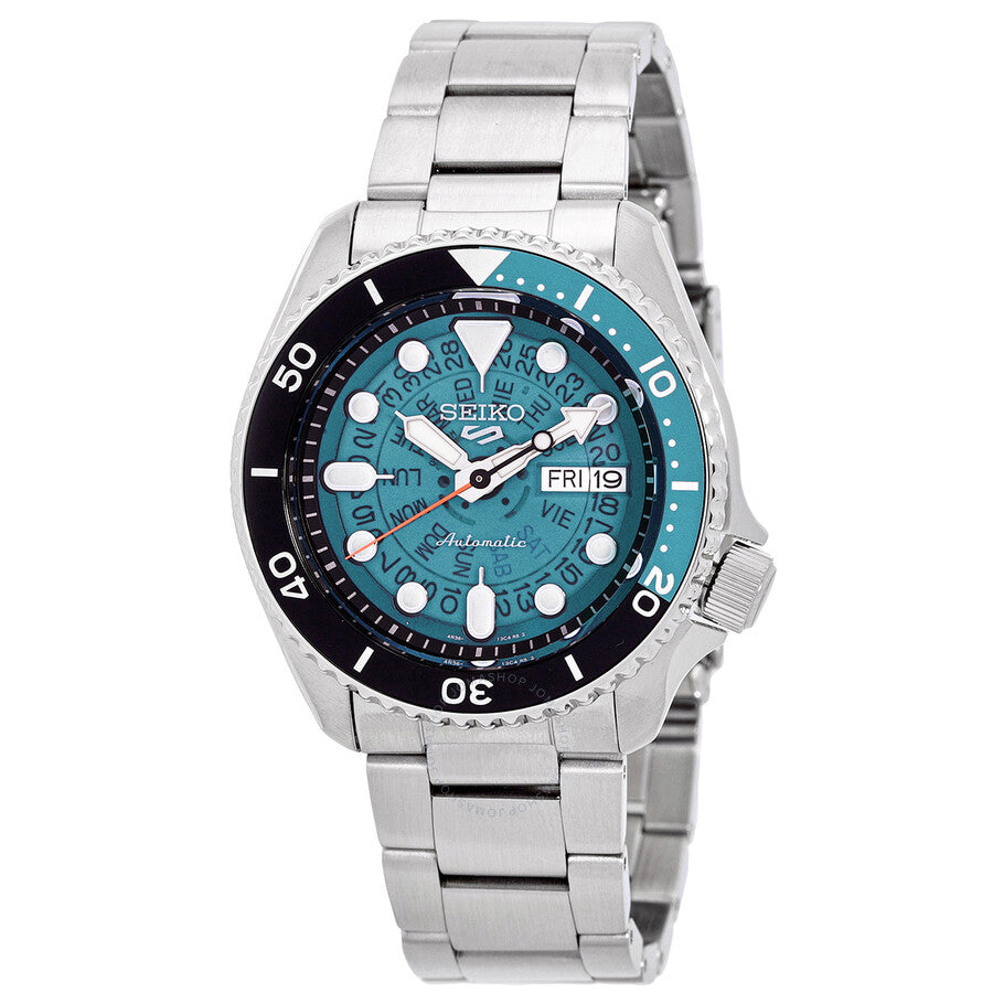 Seiko 5 Sports Automatic Teal Dial Men's Watch SRPJ45K1 Main image