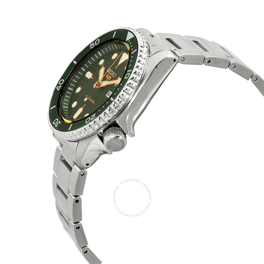 Seiko 5 Sports Automatic Green Dial Men's Watch SRPD63K1 Secondary image