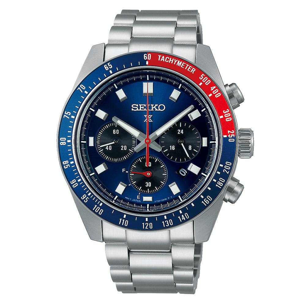 Seiko Pepsi Speedtimer Silver Men's Watch SSC913P1 Main image