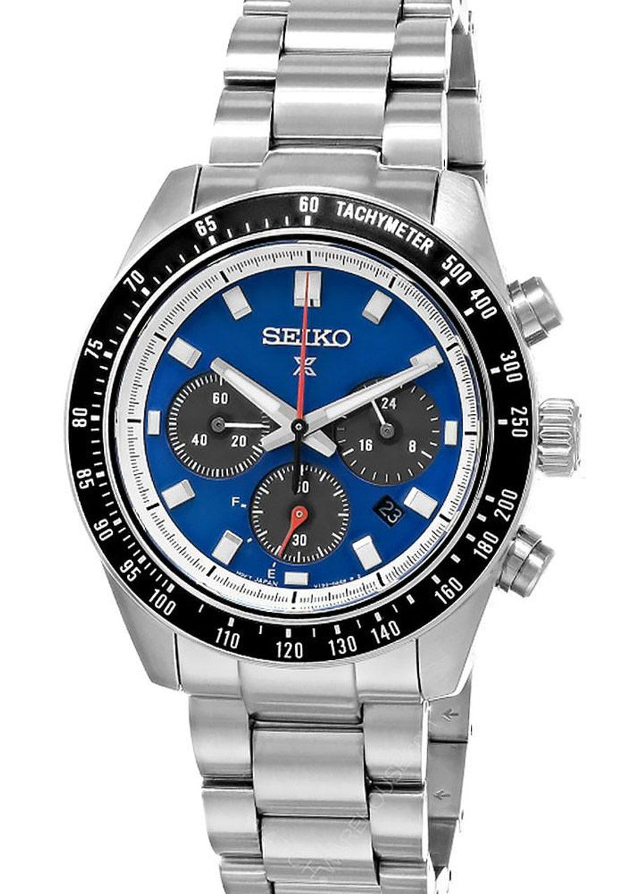 Seiko Prospex Speedtimer Solar Chronograph Silver Men's Watch SSC931 Main image