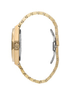 Slazenger Octagonal Day Date Window Green Dial  Gold Watch - SL.09.2143.1.03