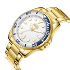 Slazenger Essential Three-hand White Dial Gold Watch - SL.09.2352.1.02