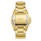 Slazenger Essential Three-hand White Dial Gold Watch - SL.09.2352.1.02