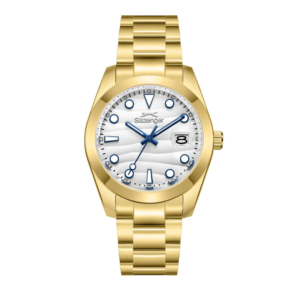 Slazenger Classic Day Date Window Gold Watch - SL.09.2491.1.06