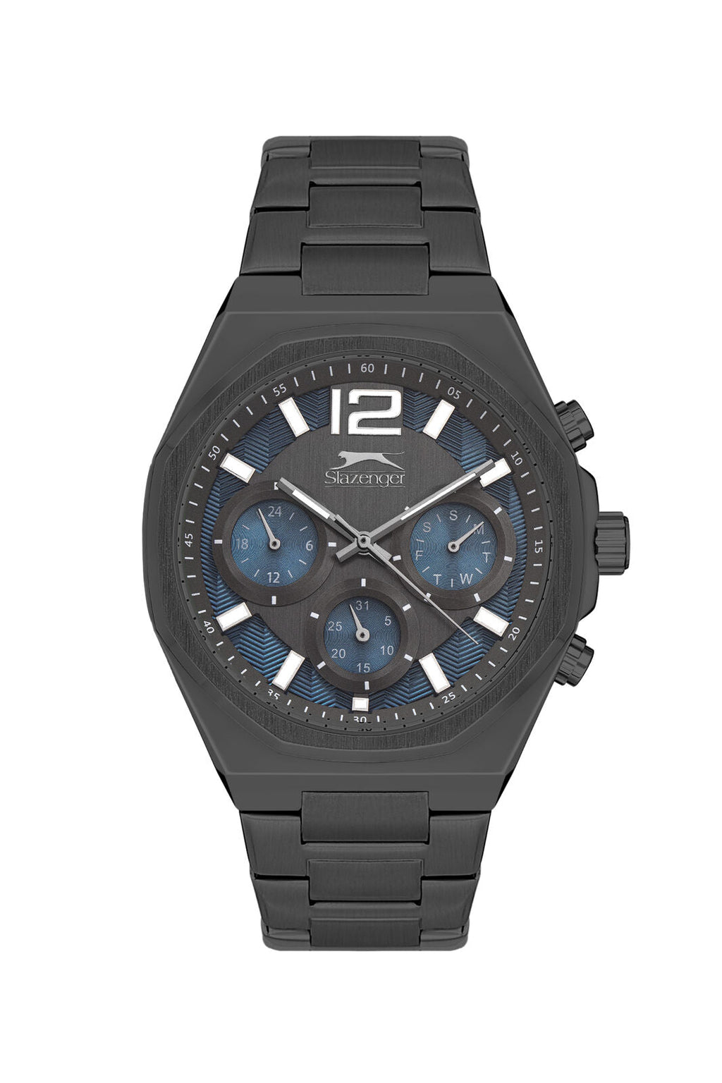 Slazenger Oversized Luminous Multifunction Grey Watch - Sl.09.2106.2.07