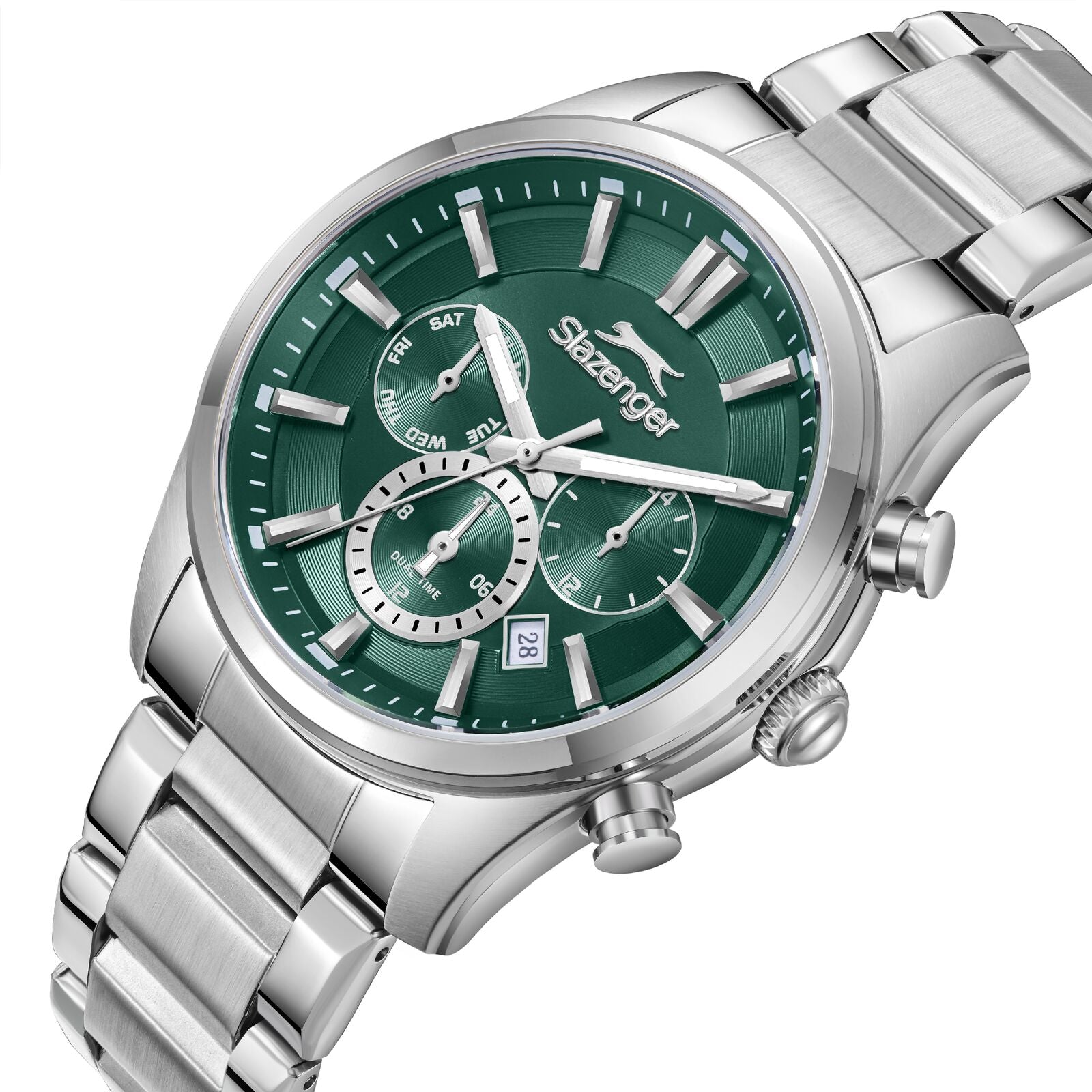 Slazenger Sport Multifunction Green Dial Metallic Watch - SL.09.2498.2.06 Secondary image