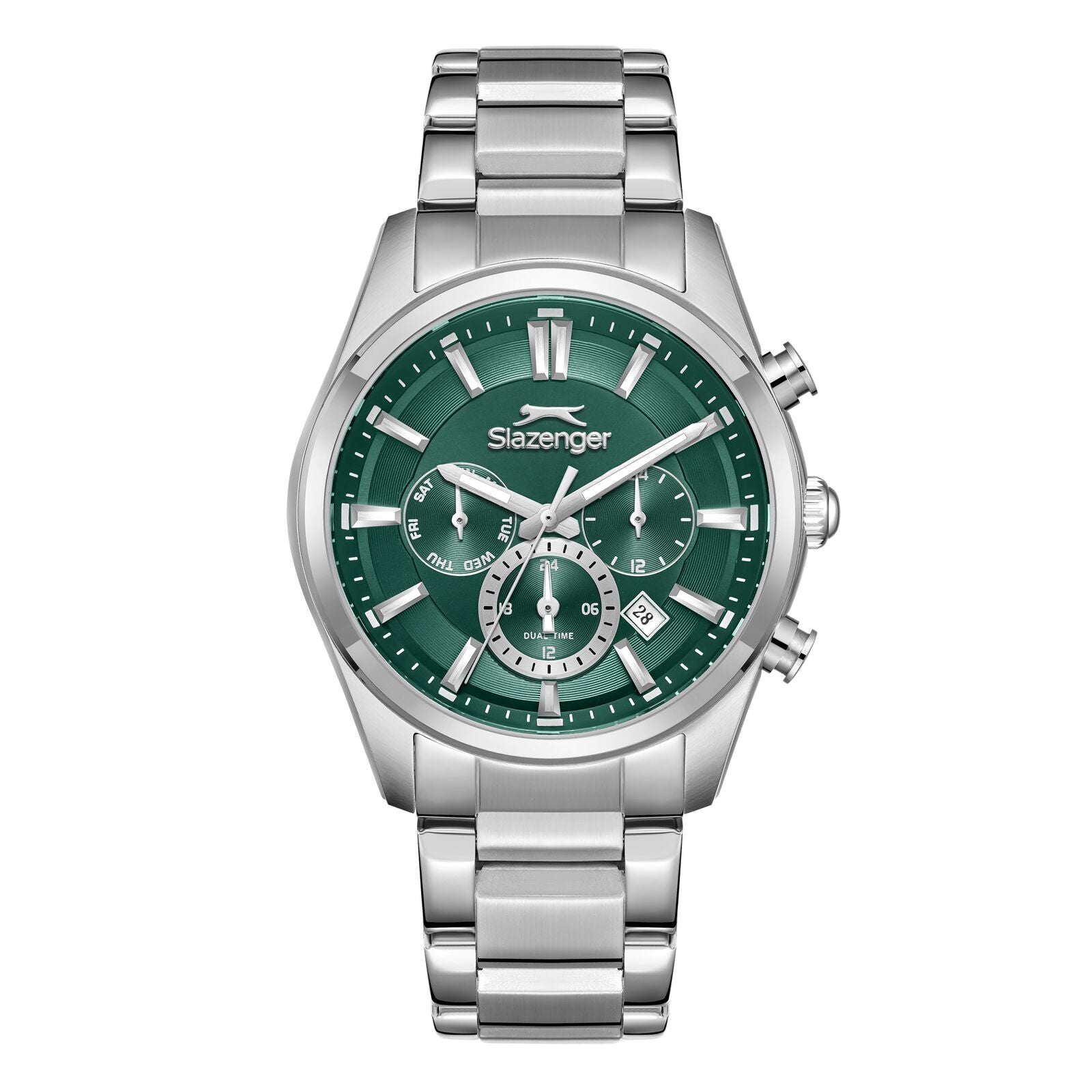 Slazenger Sport Multifunction Green Dial Metallic Watch - SL.09.2498.2.06 Main image