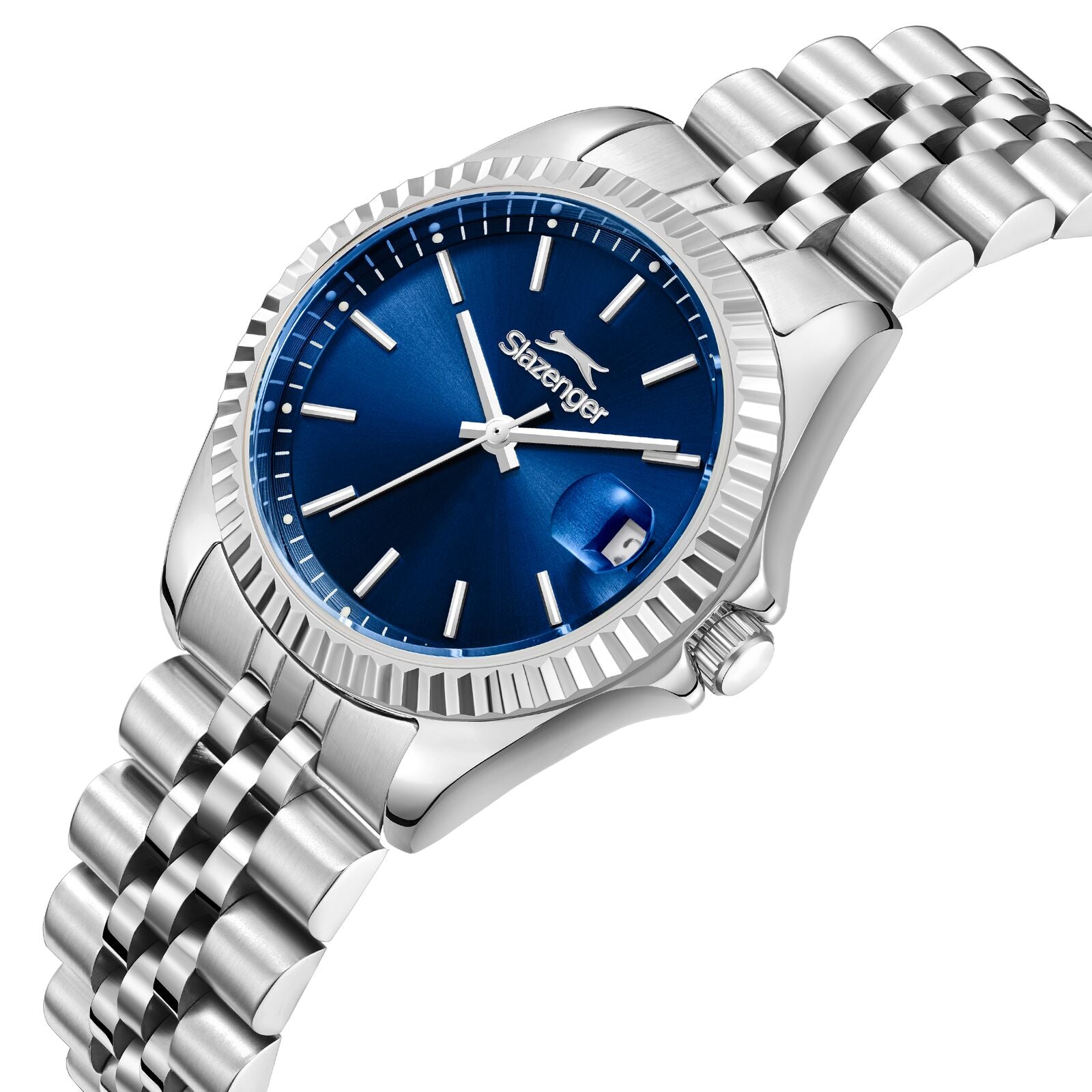 Slazenger Casual Date Window Navy Blue Silver Watch - SL.09.2472.3.01 Secondary image
