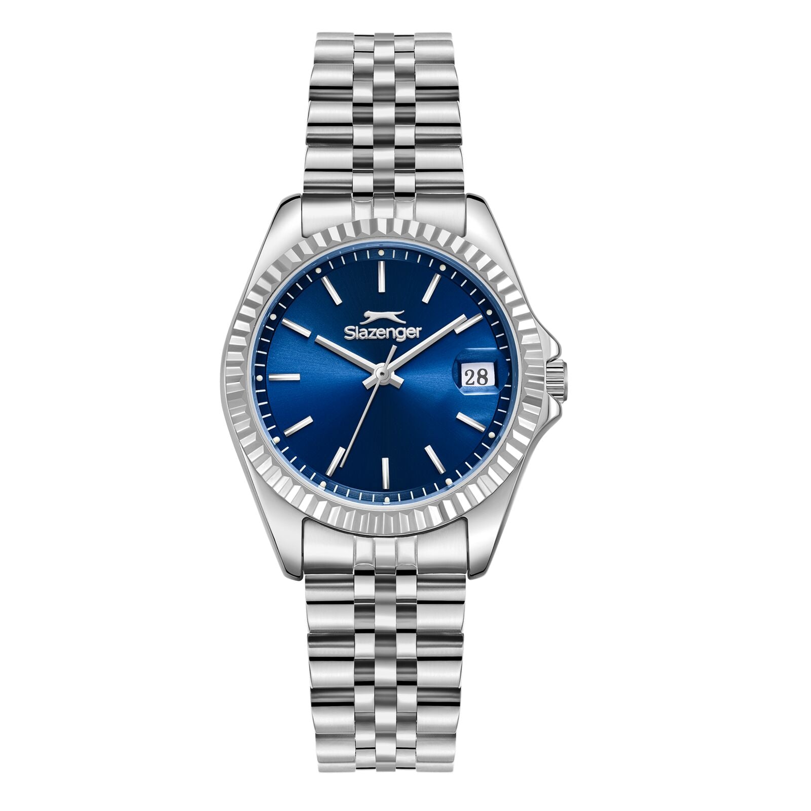 Slazenger Casual Date Window Navy Blue Silver Watch - SL.09.2472.3.01 Main image