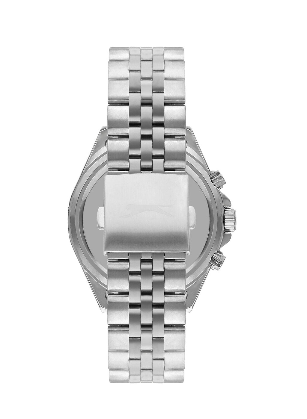 Slazenger Sport Multifunction Dark Blue Dial Silver Watch - Sl.09.2227.2.02