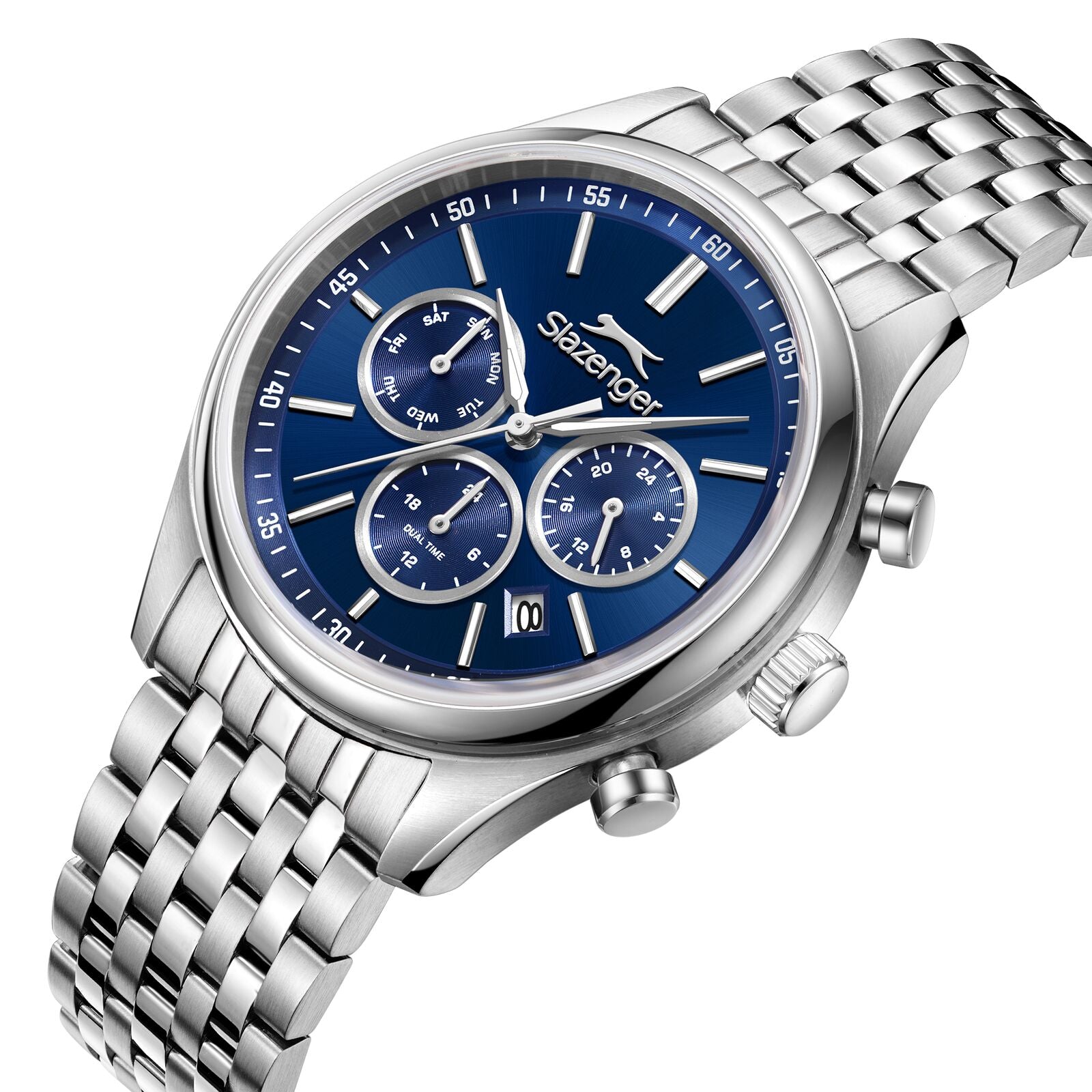 Slazenger Chronograph Blue Dial Silver Watch - SL.09.2487.2.04 Secondary image