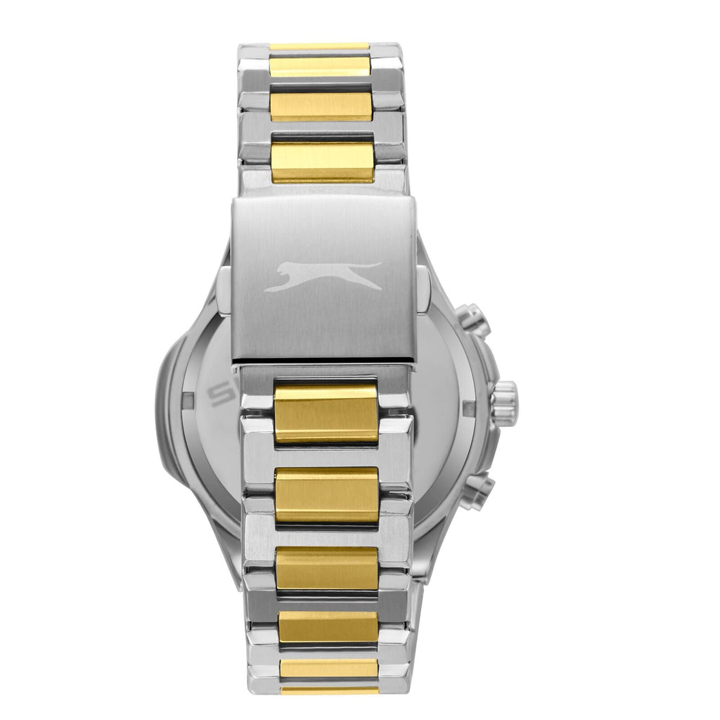 Slazenger Diver Multifunction Green Dial Two tone Watch - SL.09.2364.2.01