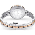 Swarovski Attract Metal Bracelet Silver Dial Bicolor Rose/Silver Women's Watch 5644081