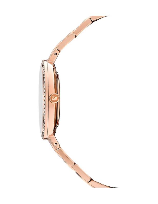 Swarovski Crystal Rose Sparkling Pave Black Dial Rose Gold Tone Women's Watch 5517797 Secondary image