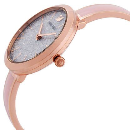 Swarovski Attract 32mm Silver Dial Rose Gold-Tone Women's Watch 5642221