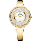 Swarovski Crystalline Pure 850 Crystals Gold Dial Gold Tone Women's Watch 5269253