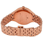 Swarovski Lovely Crystals Mini White Ivory Dial Rose Gold Women's Watch 5261496