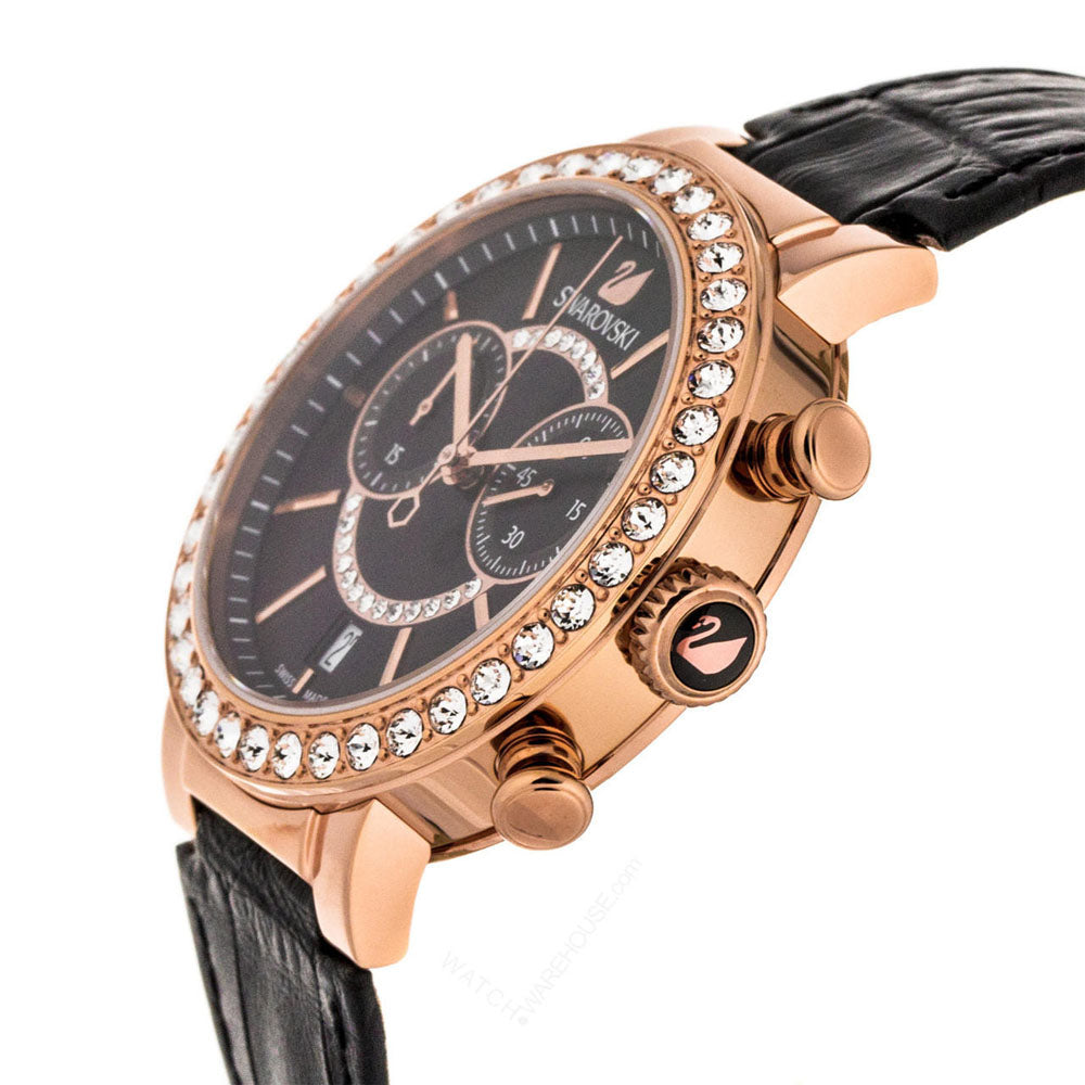Swarovski Lovely Crystals Floating Elements All Black Women's Watch 5055209 Secondary image