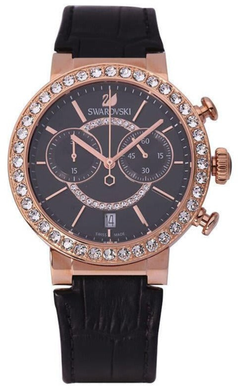 Swarovski Lovely Crystals Floating Elements All Black Women's Watch 5055209 Main image