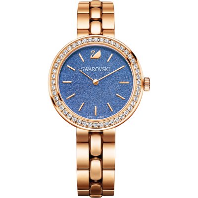 Swarovski City Crystal Pave Blue Dial Rose Gold Tone Women's Watch 5182277 Main image