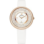 Swarovski Crystalline Pure Chrono White Dial Rose Gold Tone Women's Watch 5376083