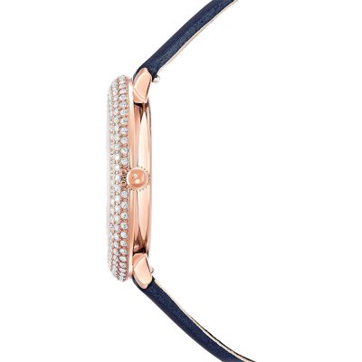 Swarovski Crystal Frost Quartz Blue Sunray Dial Women's Watch 5484061