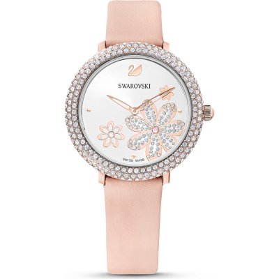 Swarovski Crystal Frost White Dial Pink Leather Strap Women's Watch 5519223 Secondary image