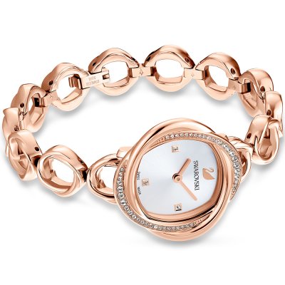 Swarovski Cosmopolitan Crystal Index White Dial Rose Gold Tone Women's Watch 5547626