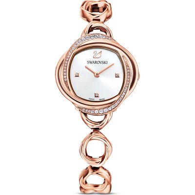 Swarovski Cosmopolitan Crystal Index White Dial Rose Gold Tone Women's Watch 5547626