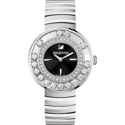 Swarovski Lovely Crystals Floating Zirconia Black Dial Silver Steel Women's Watch 1160305 Main image