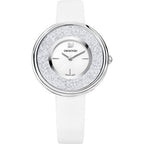 Swarovski Graceful Lady Floating Crystals White Dial White Strap Women's Watch 5275046