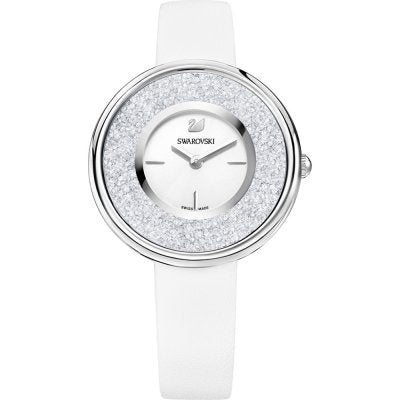 Swarovski Graceful Lady Floating Crystals White Dial White Strap Women's Watch 5275046