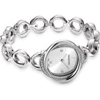 Swarovski Cosmopolitan Crystal Index White Dial Silver Steel Women's Watch 5547622