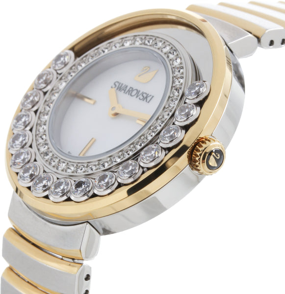 Swarovski Lovely Crystals Floating Zirconia White Dial Gold Tone Women's Watch 1187022 Secondary image