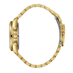 Beverly Hills Polo Club Multi-Function Mother Pearl Gold Diamond Watch BP3656C.120
