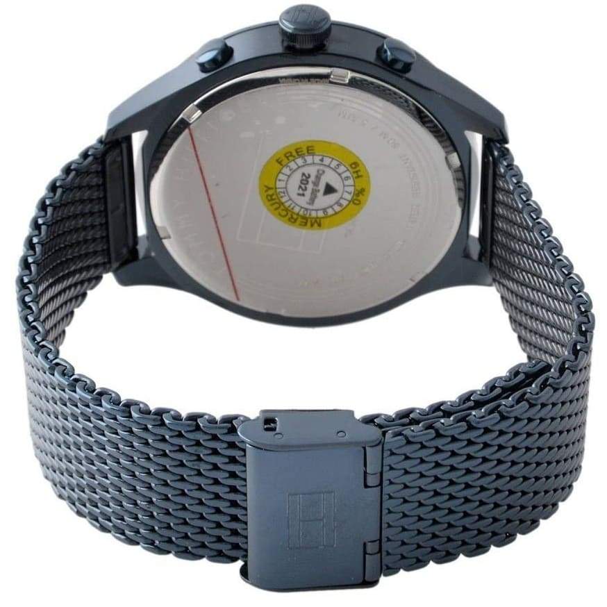 Tommy Hilfiger Gavin Chronograph Blue Mesh Men's Watch - 1791471