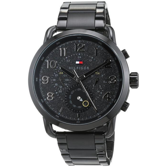 Tommy Hilfiger Chronograaf Herenhorloge met Zwarte Wijzerplaat 1791423 Hoofdafbeelding