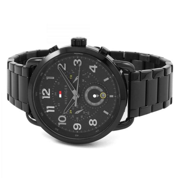 Tommy Hilfiger Chronograaf Herenhorloge met Zwarte Wijzerplaat 1791423 Secundaire afbeelding
