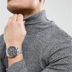 Tommy Hilfiger Gavin Multifunction Grey Dial Silver Mesh Men's Watch - 1791466