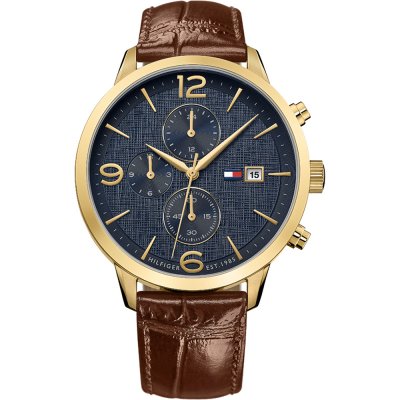 Tommy Hilfiger Cooper Gold Brown Watch 1710359