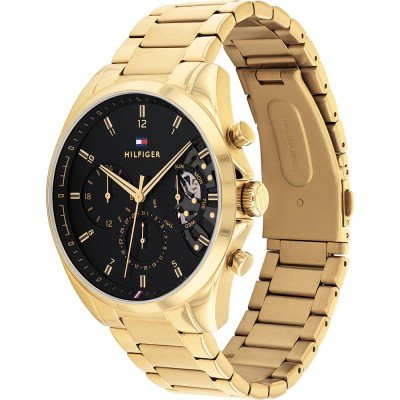 Tommy Hilfiger Baker Gold Black Watch 1710447 Secundaire afbeelding