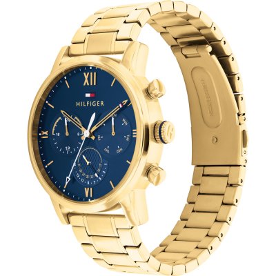 Tommy Hilfiger Sullivan Goud Blauw Horloge 1791880 Secundaire afbeelding