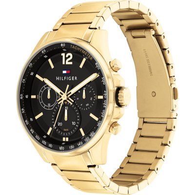 Tommy Hilfiger Max Gold Black Watch 1791974