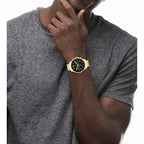 Tommy Hilfiger Max Gold Black Watch 1791974