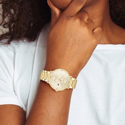 Tommy Hilfiger Liberty Gold Watch 1782297